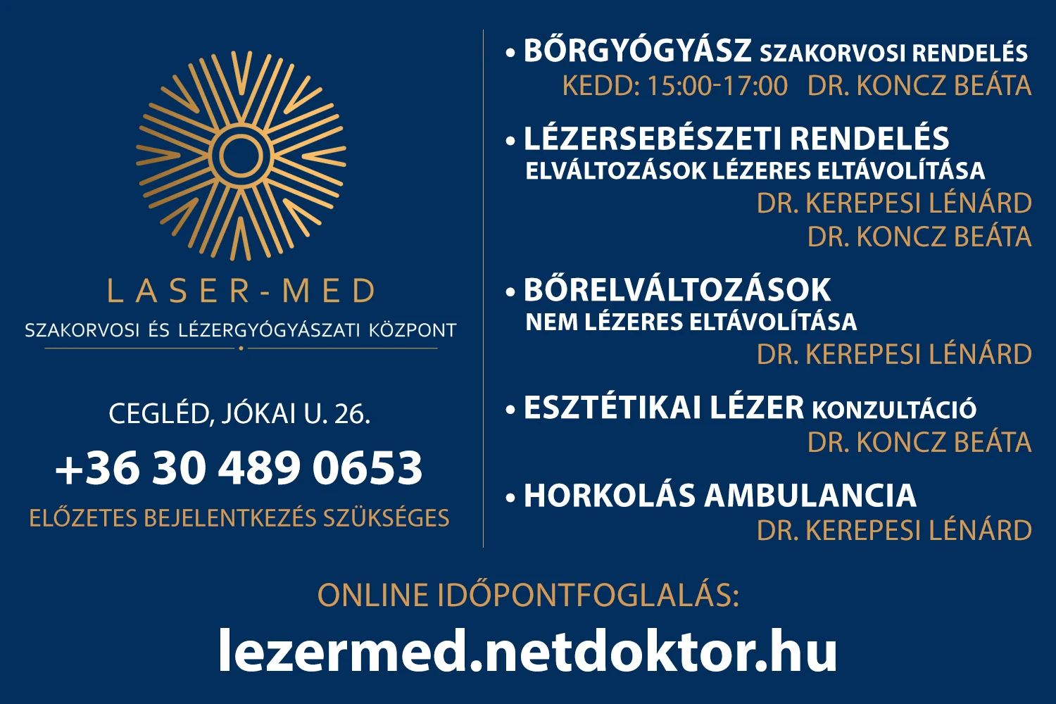 Laser-Med Szakorvosi és Lézergyógyászati Központ