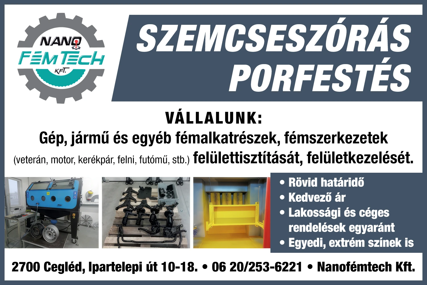 Nano Fémtech Kft. - Porfestés